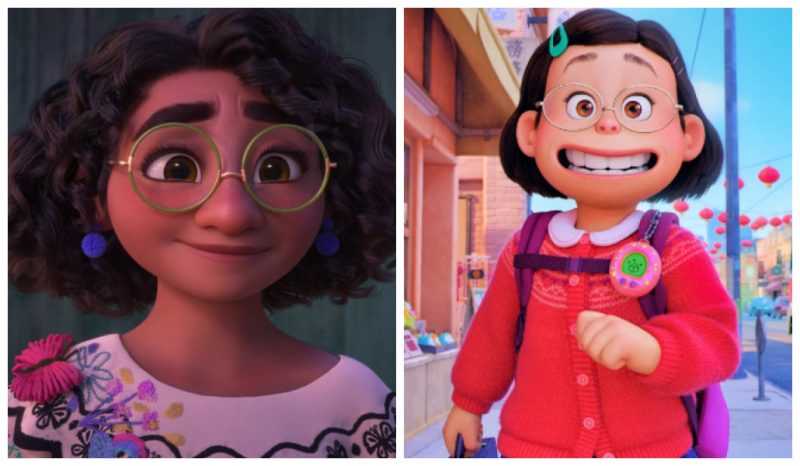 Maribel e Mei Lee - personagens da Disney que usam óculos